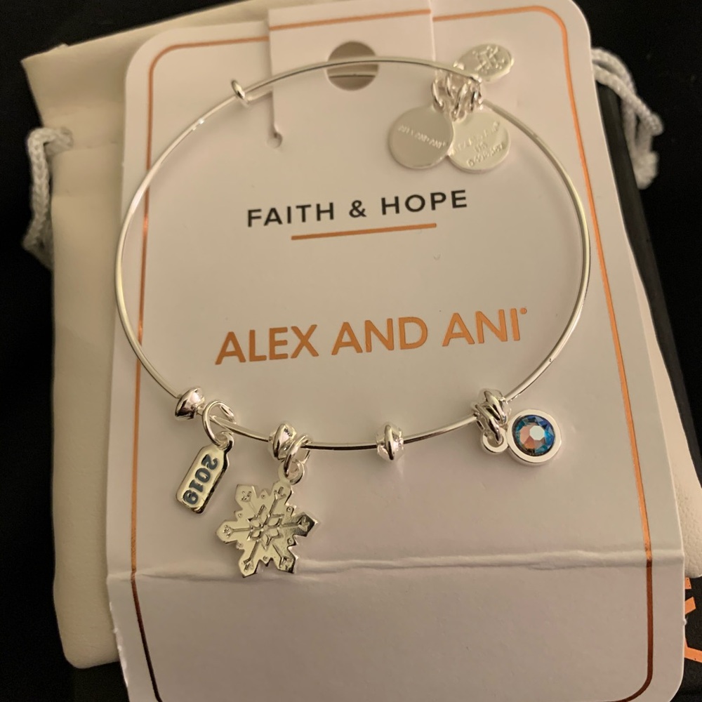 Alex and Ani 2019 Snowflake Bangle